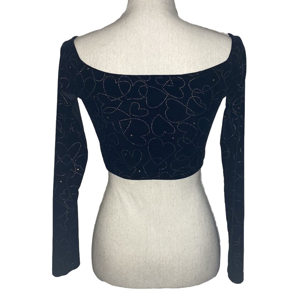 BLACK & GOLD CROP TOP ✨✨✨ - Picture 5 of 7